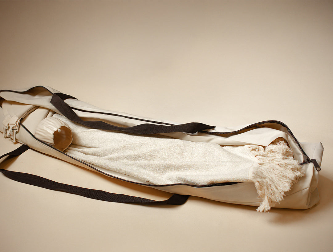 Open Bag showing The Calima umbrella