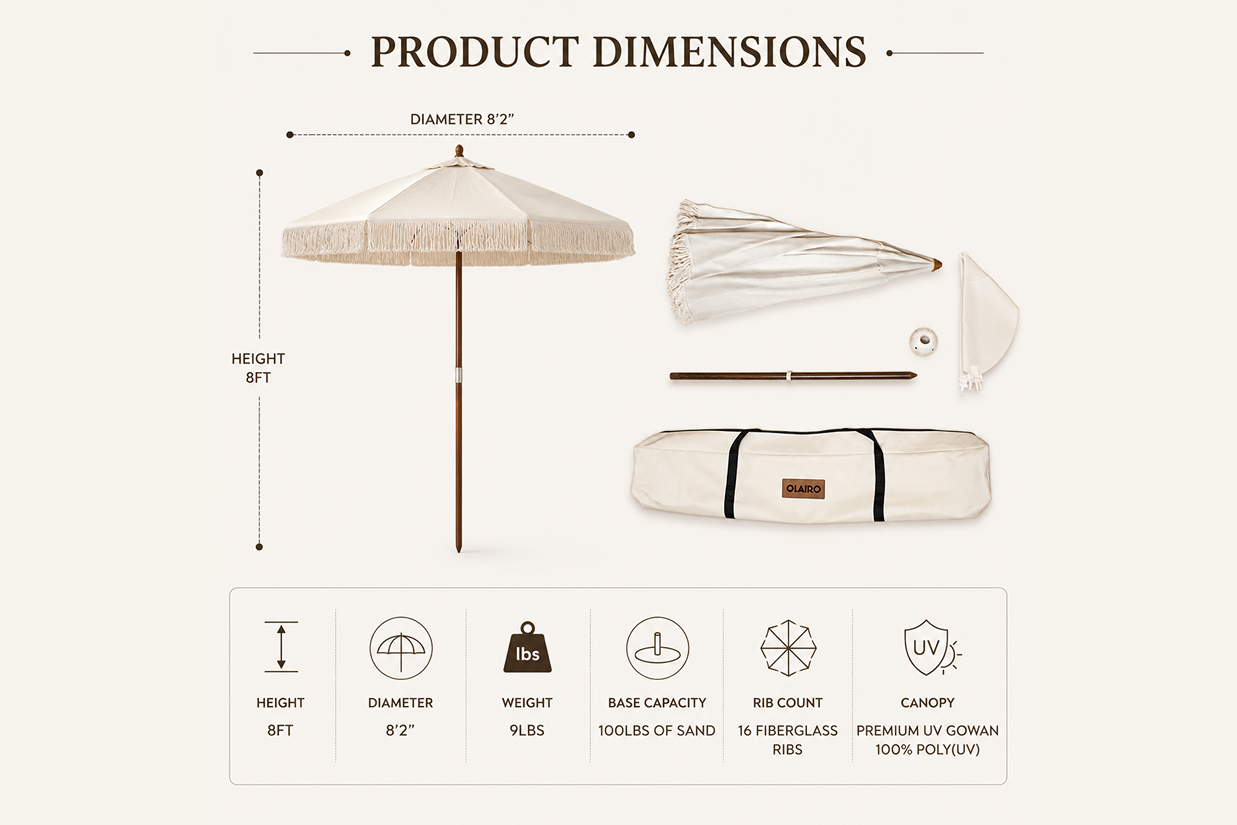 The Calima Beach Umbrella